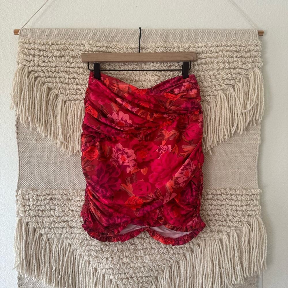 For Love & Lemons Alia Mini Skirt